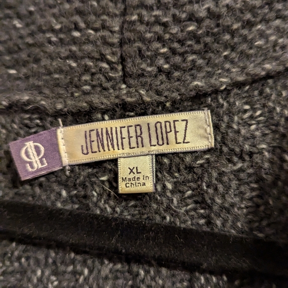 Jennifer Lopez Gray Shawl Cardigan size XL - Picture 4 of 6